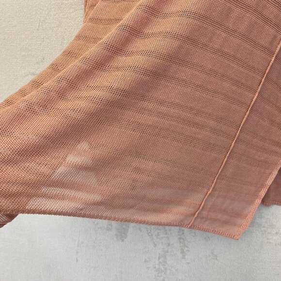 Andree by Unit Pink Oversized Sweater Size 1X Beach Dolman Sleeve Romantic Flowy - Picture 7 of 16